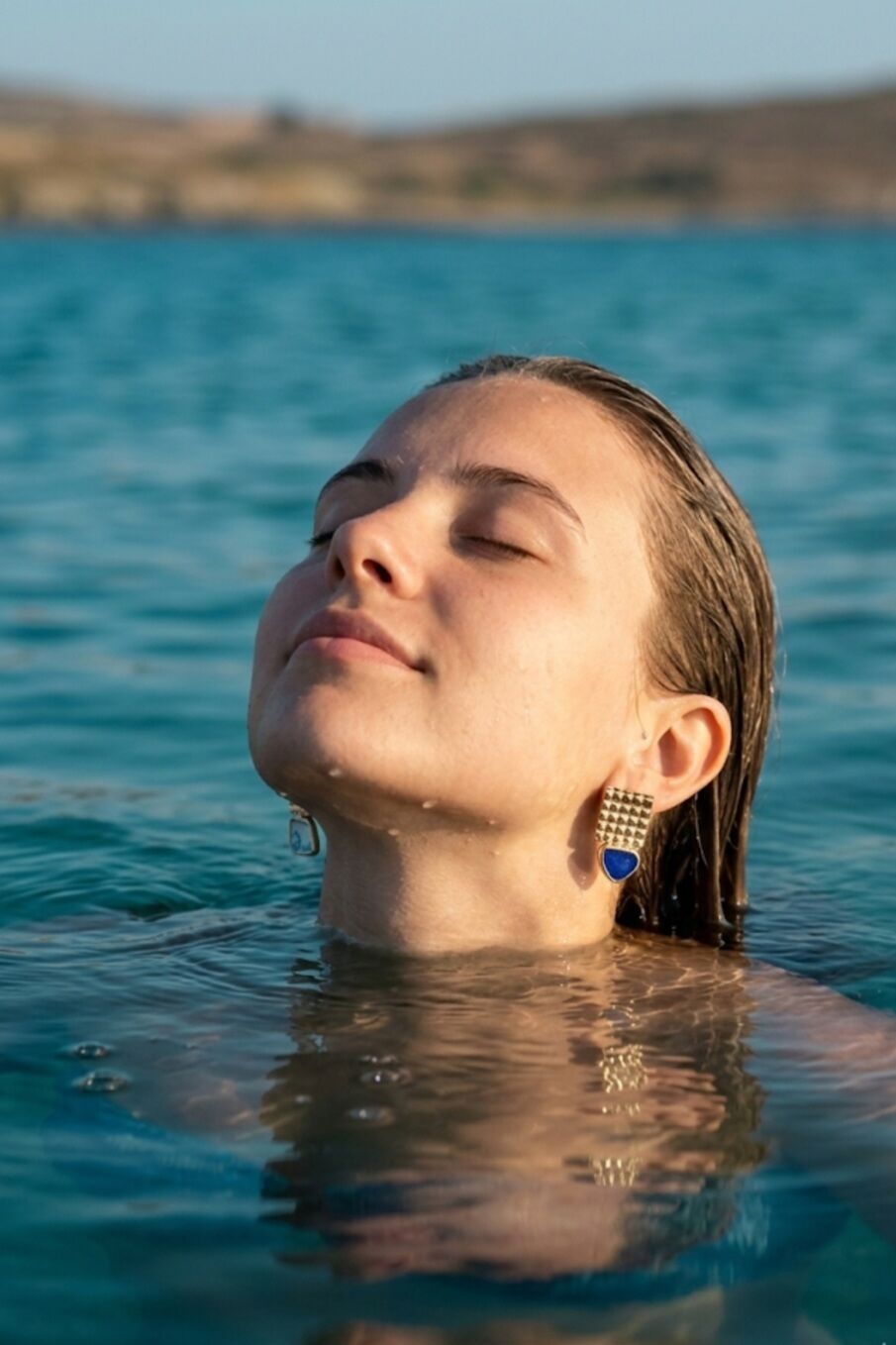 Deniz Taşı Küpe