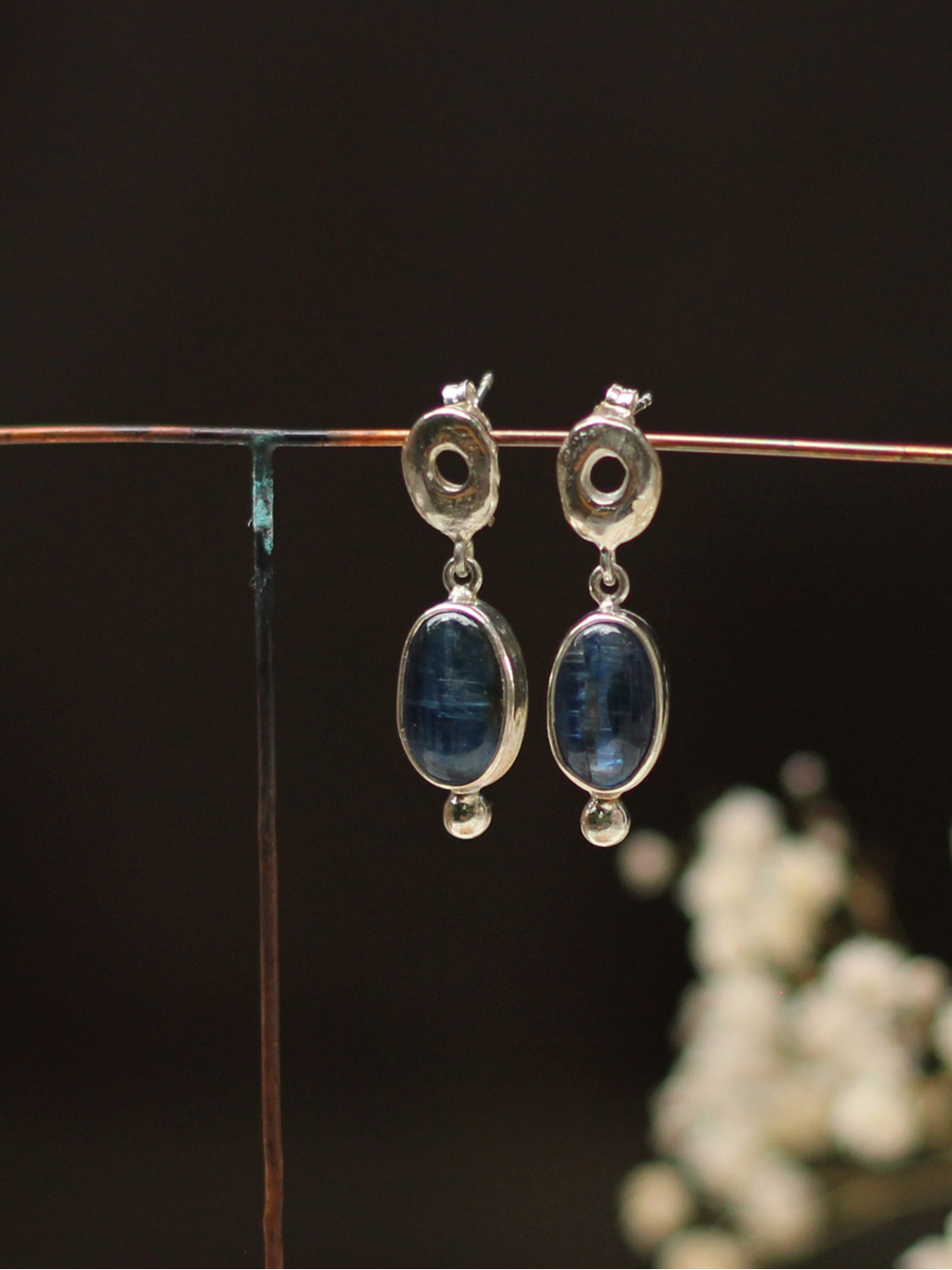 Kyanite Taşlı Küpe