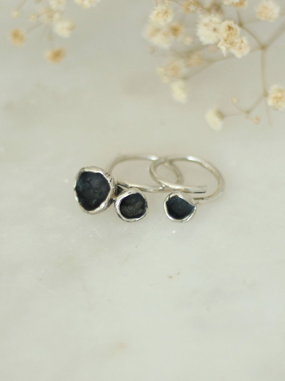 Gümüş Çanak Yüzük İkili